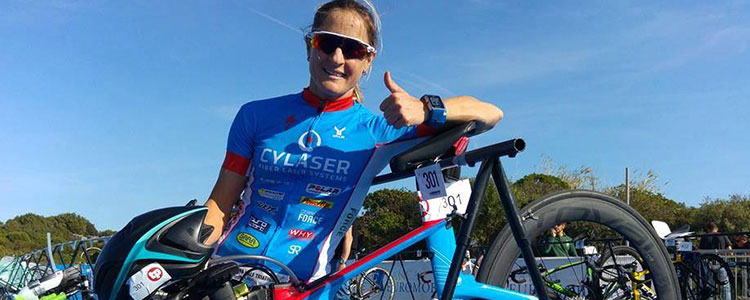 Martina Dogana Vince al Chia Laguna Half Triathlon