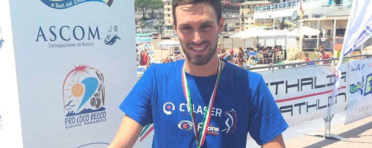 Triathlon Schio, Fedeli a Recco sale sul podio nella sua categoria