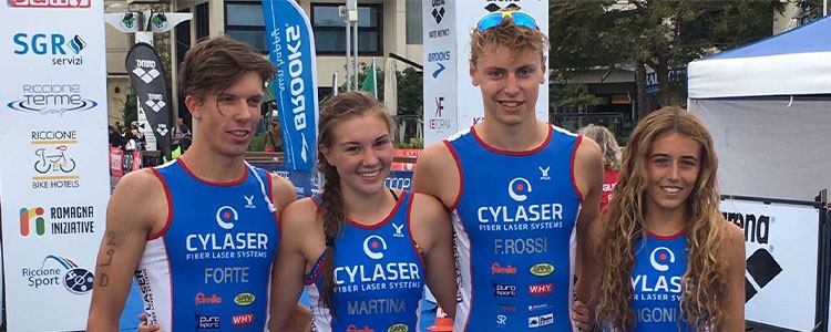 CY Laser Triathlon Schio ai Campionati Italiani di Riccione