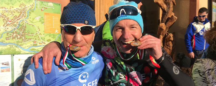 Campionati Italiani Winter Triathlon: De Rossi e Sartori si aggiudicano il tricolore di categoria