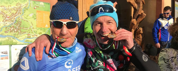 Campionati Italiani Winter Triathlon: De Rossi e Sartori si Aggiudicano il Tricolore di Categoria