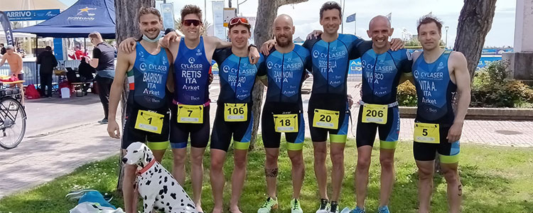 Top ten e podi di categoria: lincetta di successi Cylaser Delta Triathlon a Lignano